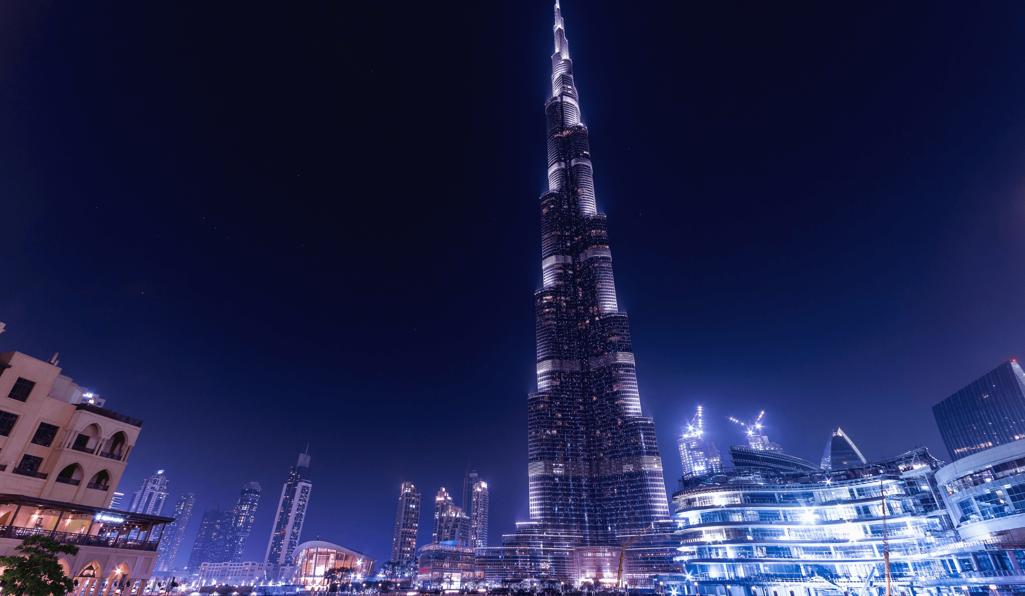 Burj Khalifa night view