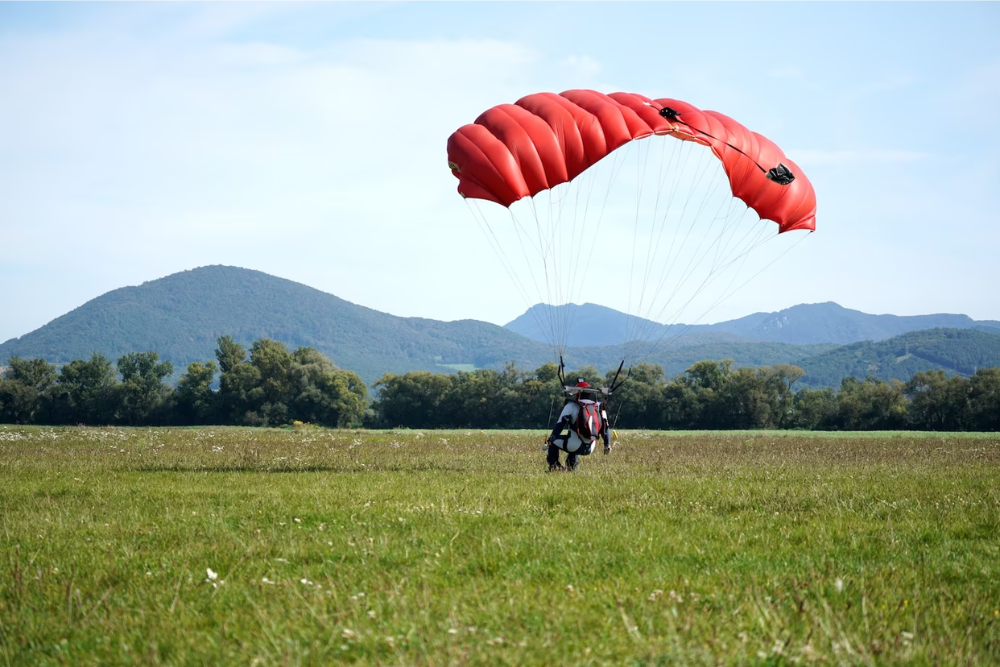 Paragliding at Solang Valley